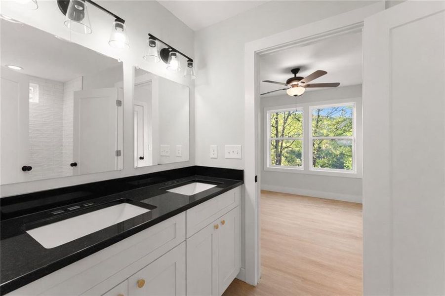 Furnished interior view inside a new home in , Cleveland (Image 13).