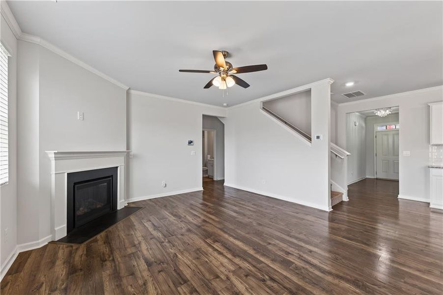 Spacious, unfurnished interior of a new home in Glen at Kensington, Lithia Springs (Image 21). Spacious, unfurnished interior of a new home in Glen at Kensington, Lithia Springs (Image 21).