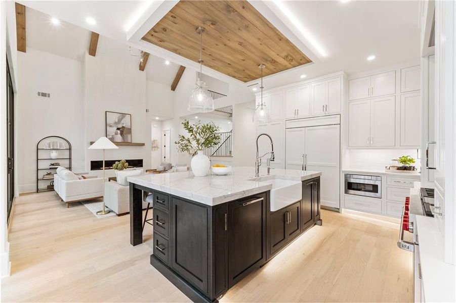 Furnished interior view inside a new home in , Alpharetta (Image 56).