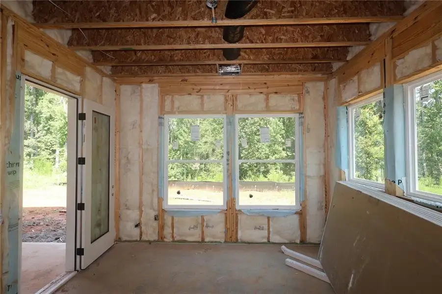 In-progress construction of a new home in Settingdown Farms, Cumming, GA (Image 8).
