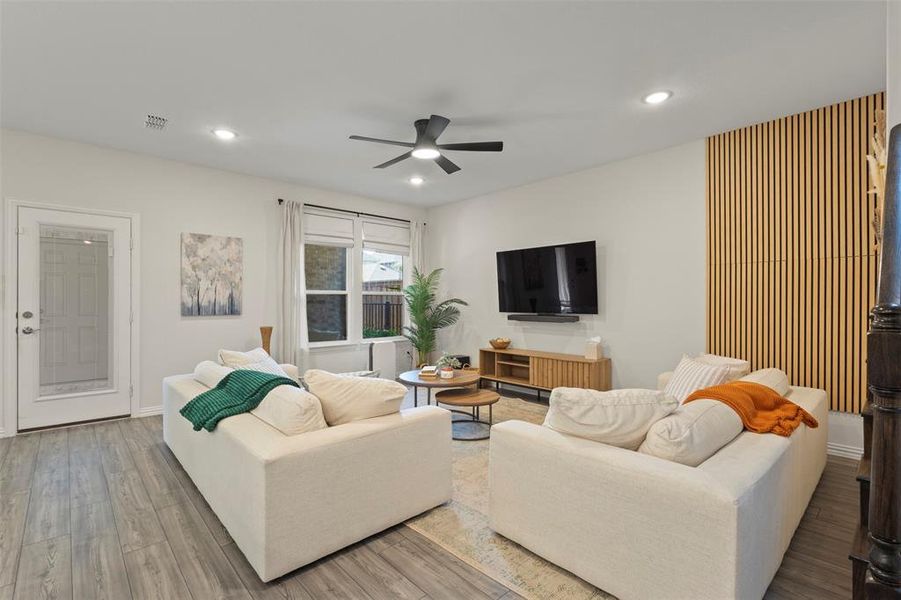 Furnished interior view inside a new home in Merritt Village, Rowlett (Image 25).