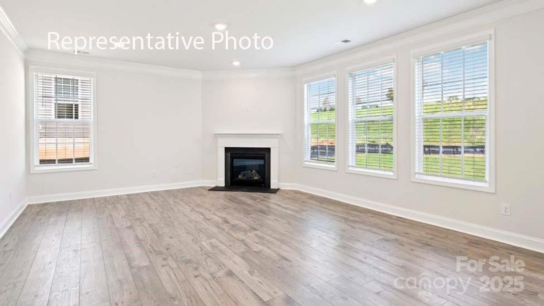 Spacious, unfurnished interior of a new home in Sanctuary at Southgate, Indian Trail (Image 24).