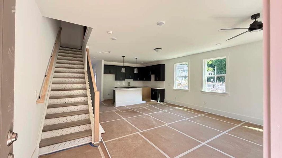 Foyer & Family Room Construction Progress