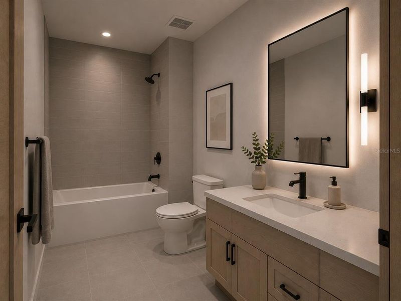 Furnished interior view inside a new home in , Ocala (Image 3). Furnished interior view inside a new home in , Ocala (Image 3).