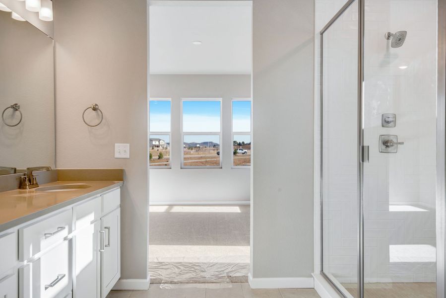Furnished interior view inside a new home in Sterling Ranch, Littleton (Image 10). Furnished interior view inside a new home in Sterling Ranch, Littleton (Image 10).