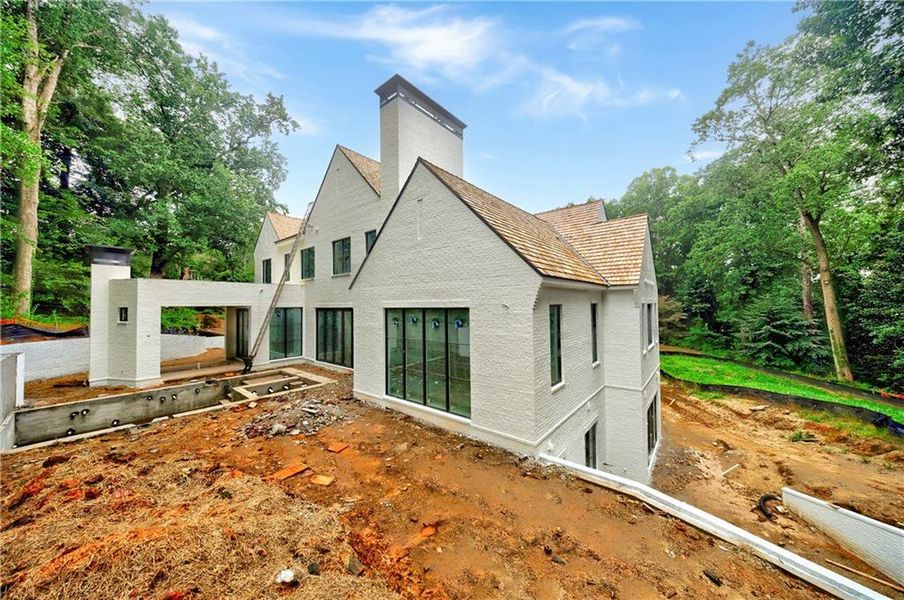 Front exterior of a new home in , Atlanta, GA, highlighting curb appeal (Image 18). Front exterior of a new home in , Atlanta, GA, highlighting curb appeal (Image 18).