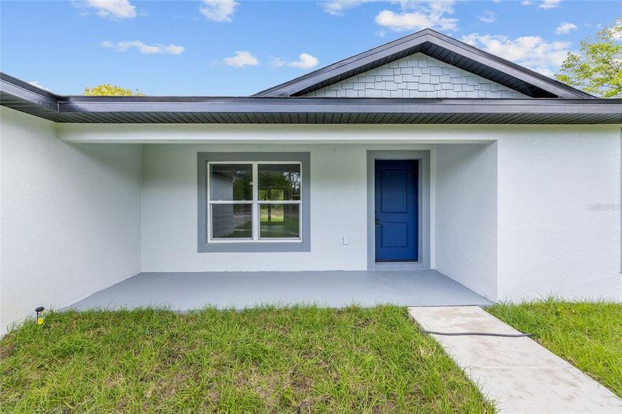 Exterior details and patio area of a home in , Ocklawaha (Image 3).