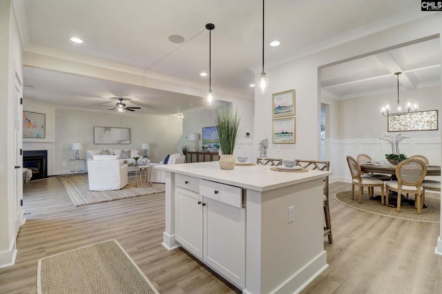Furnished interior view inside a new home in Raglins Creek, Lugoff (Image 11). Furnished interior view inside a new home in Raglins Creek, Lugoff (Image 11).