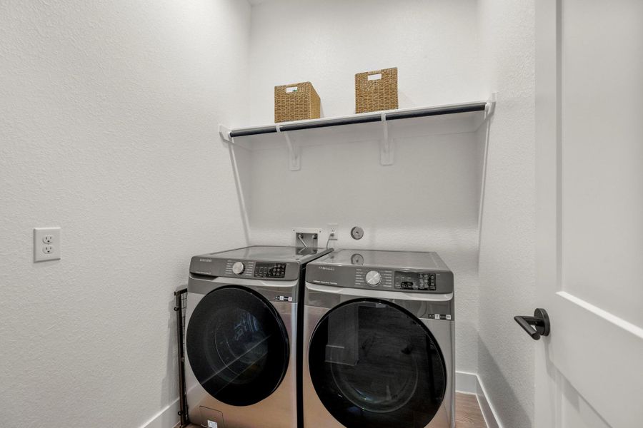The laundry room includes built in shelving, not pictured The laundry room includes built in shelving, not pictured