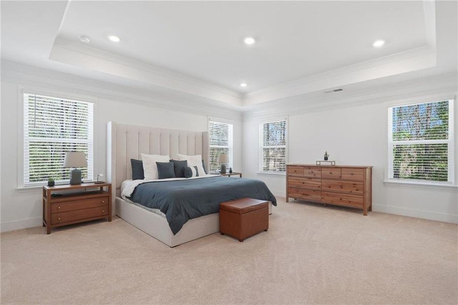 Furnished interior view inside a new home in , Dallas (Image 18).