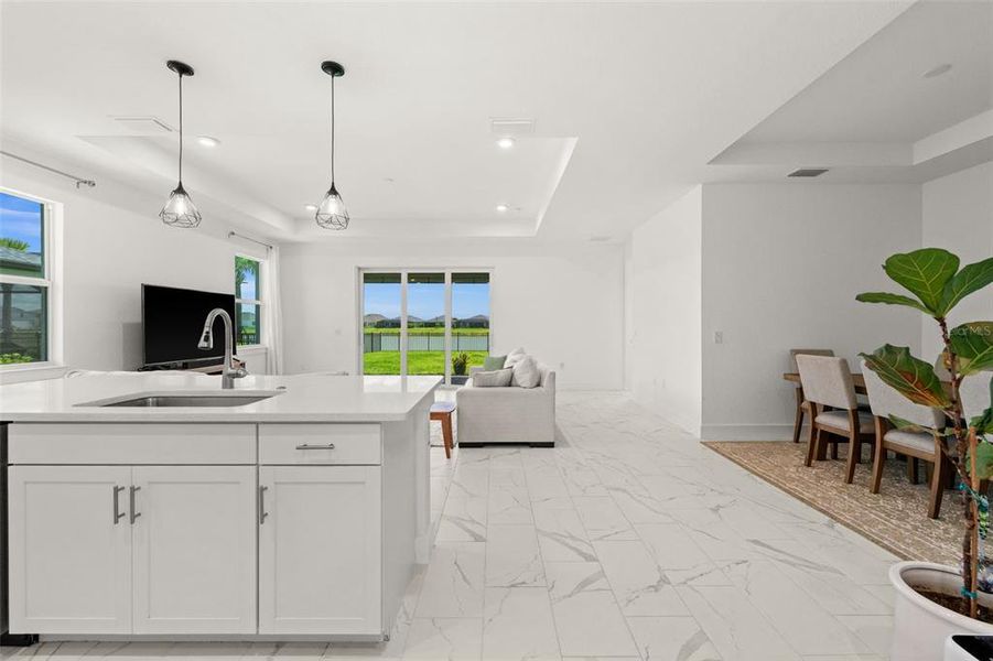Furnished interior view inside a new home in , Punta Gorda (Image 15).