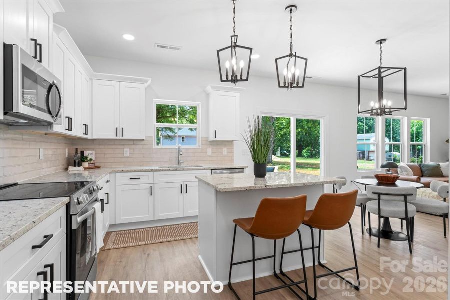 Furnished interior view inside a new home in , Kannapolis (Image 4).