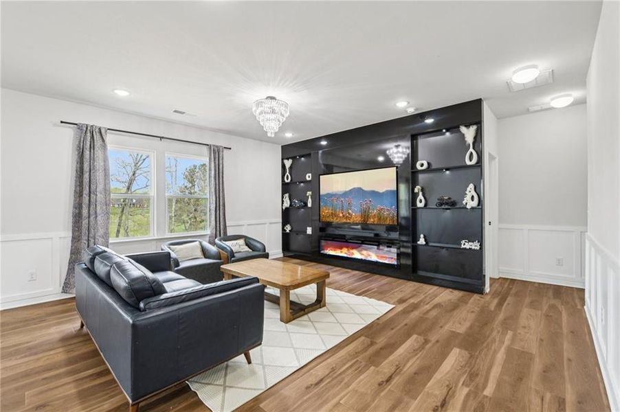 Furnished interior view inside a new home in , Dawsonville (Image 15).