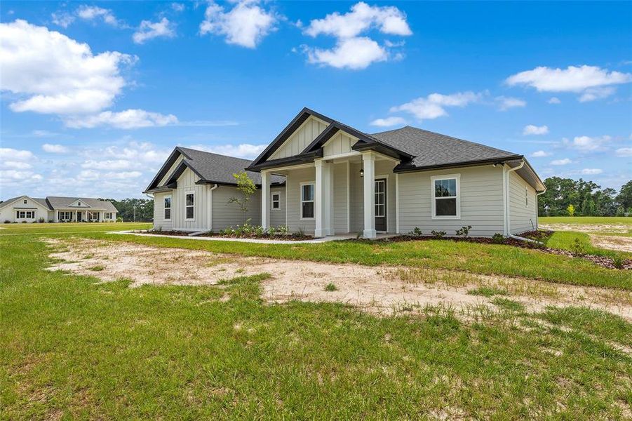 Exterior details and patio area of a home in , Lake City (Image 22). Exterior details and patio area of a home in , Lake City (Image 22).