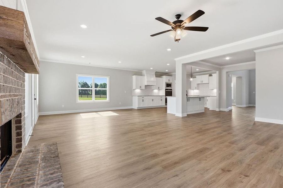 Spacious, unfurnished interior of a new home in , Monroe (Image 26).