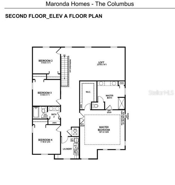 2D floor plan layout of this home in , Mascotte, FL (Image 6).