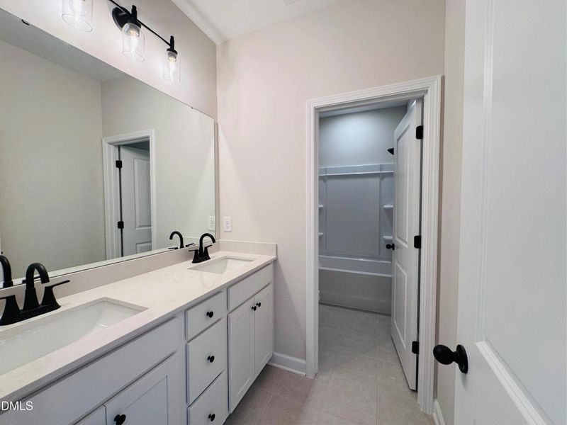 Furnished interior view inside a new home in Forestville Yard, Knightdale (Image 6). Furnished interior view inside a new home in Forestville Yard, Knightdale (Image 6).