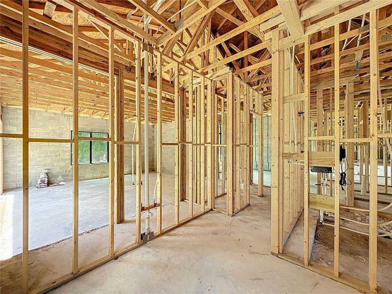 In-progress construction of a new home in , Oviedo, FL (Image 45).