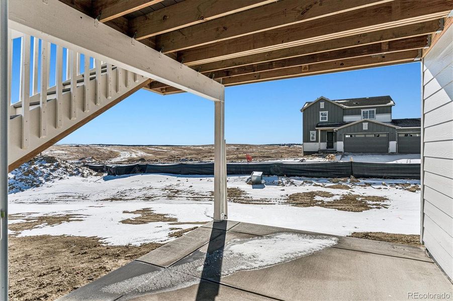 In-progress construction of a new home in Spring Valley Ranch, Elizabeth, CO (Image 20).