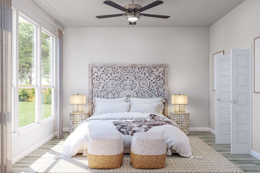 Representative furnished interior of a home built from the Heron by Tri Pointe Homes in Trillium, Richmond (Image 19).
