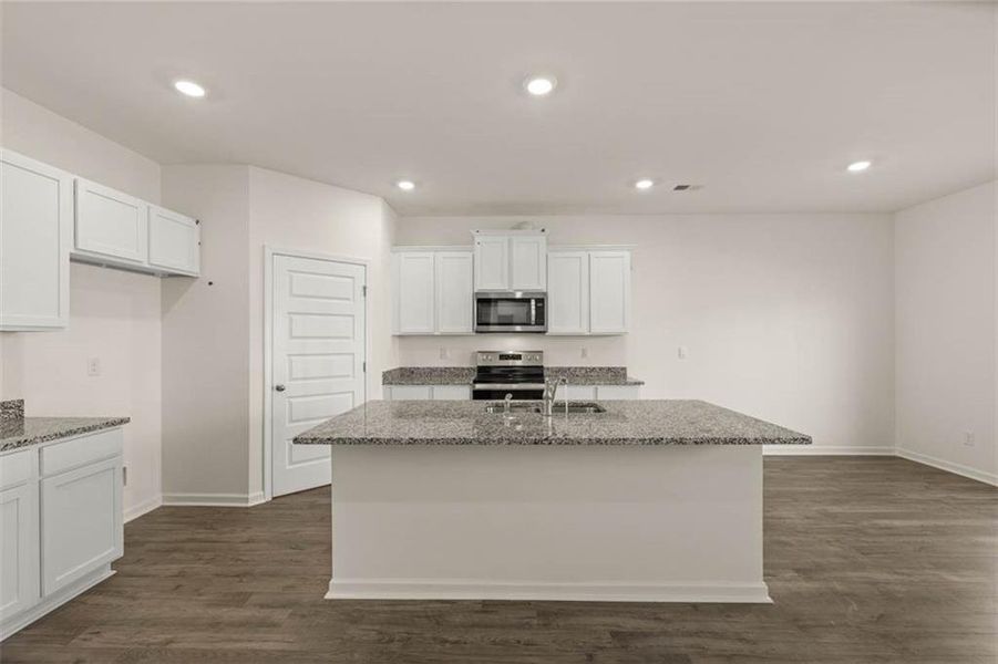 Furnished interior view inside a new home in Teamon Pointe, Griffin (Image 7).