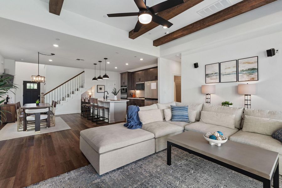 Furnished interior view inside a new home in , Austin (Image 6).