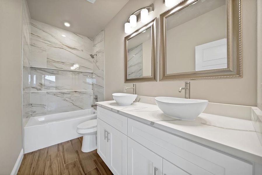 Furnished interior view inside a new home in , Granbury (Image 3).