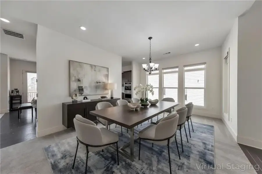 Furnished interior view inside a new home in , Woodstock (Image 10).