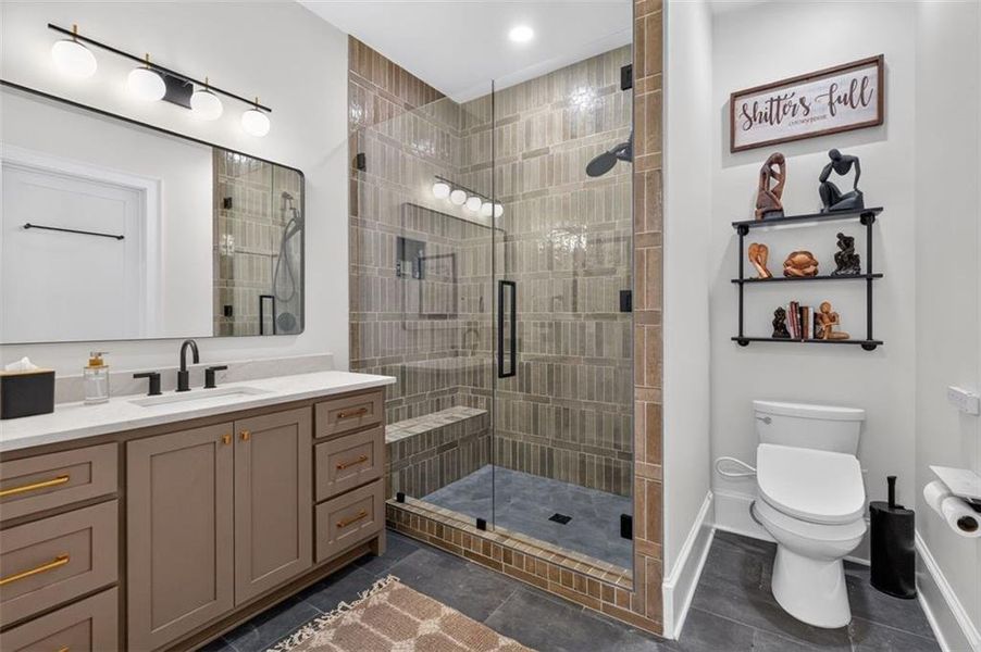 Furnished interior view inside a new home in , Alpharetta (Image 51).