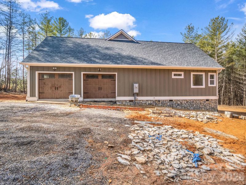 In-progress construction of a new home in , Morganton, NC (Image 34).