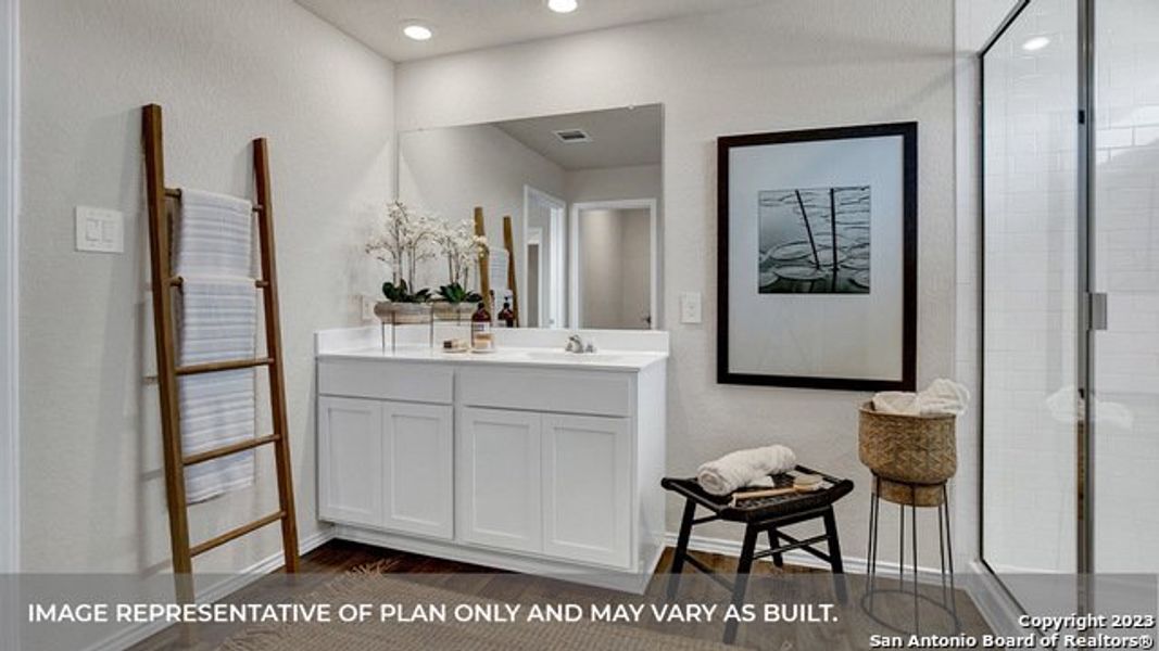 Furnished interior view inside a new home in Navarro Fields, Seguin (Image 10).