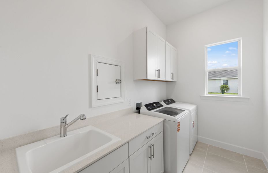 Furnished interior view inside a new home in TerraWalk at Babcock Ranch, Alva (Image 8). Furnished interior view inside a new home in TerraWalk at Babcock Ranch, Alva (Image 8).