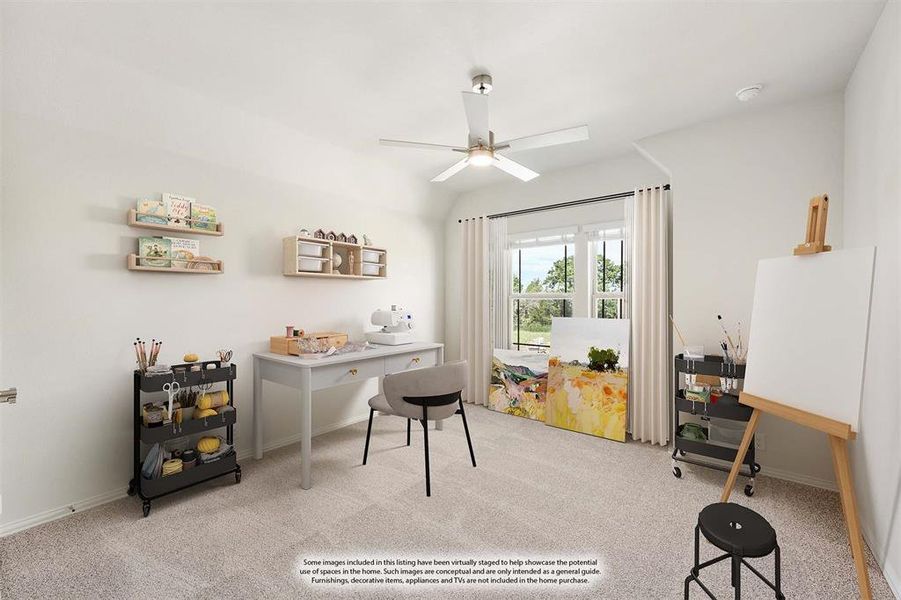 Furnished interior view inside a new home in Ridge Ranch Classic 50, Mesquite (Image 17). Furnished interior view inside a new home in Ridge Ranch Classic 50, Mesquite (Image 17).