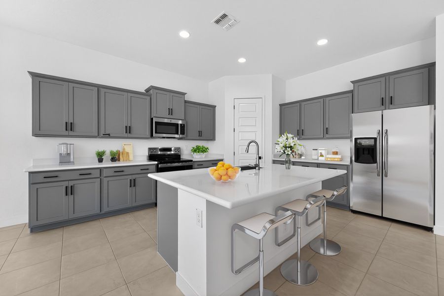 Furnished interior view inside a new home in Combs Ranch, San Tan Valley (Image 4).