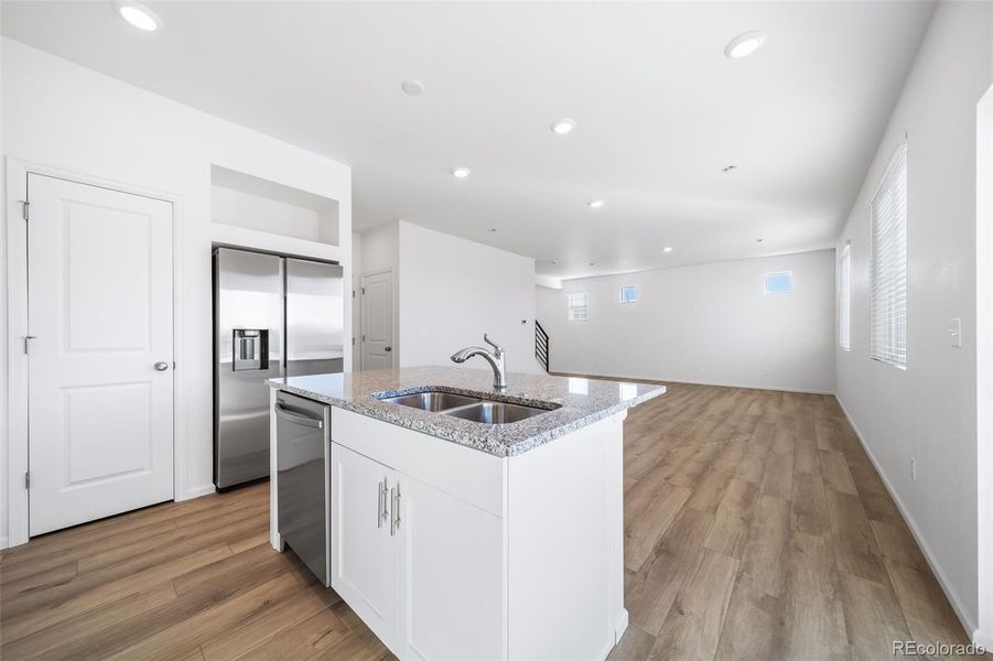 Furnished interior view inside a new home in , Aurora (Image 15).