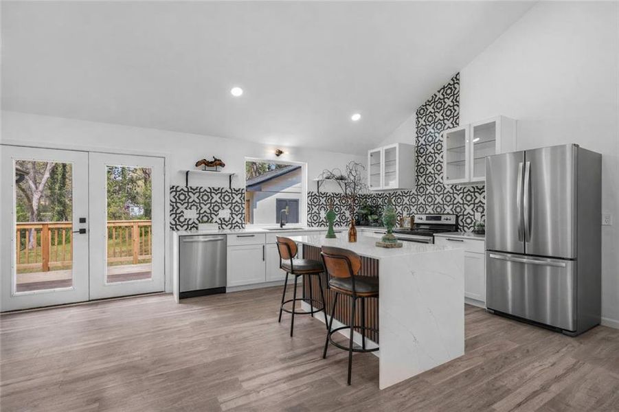 Furnished interior view inside a new home in , Atlanta (Image 16).