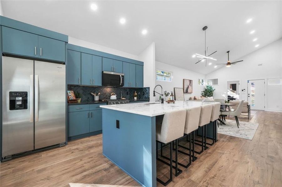 Furnished interior view inside a new home in , Atlanta (Image 7).