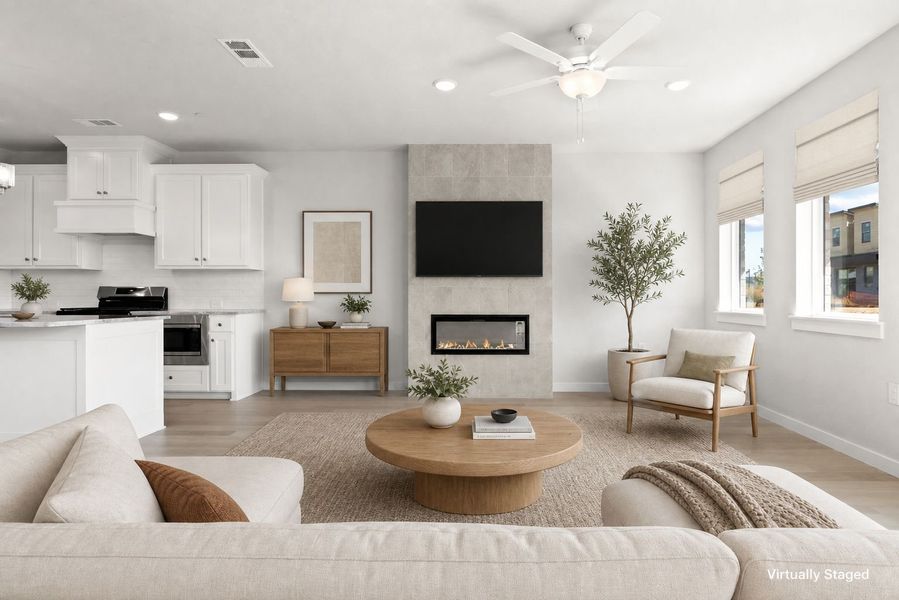 Furnished interior view inside a new home in Ten Mile Creek, Celina (Image 6).