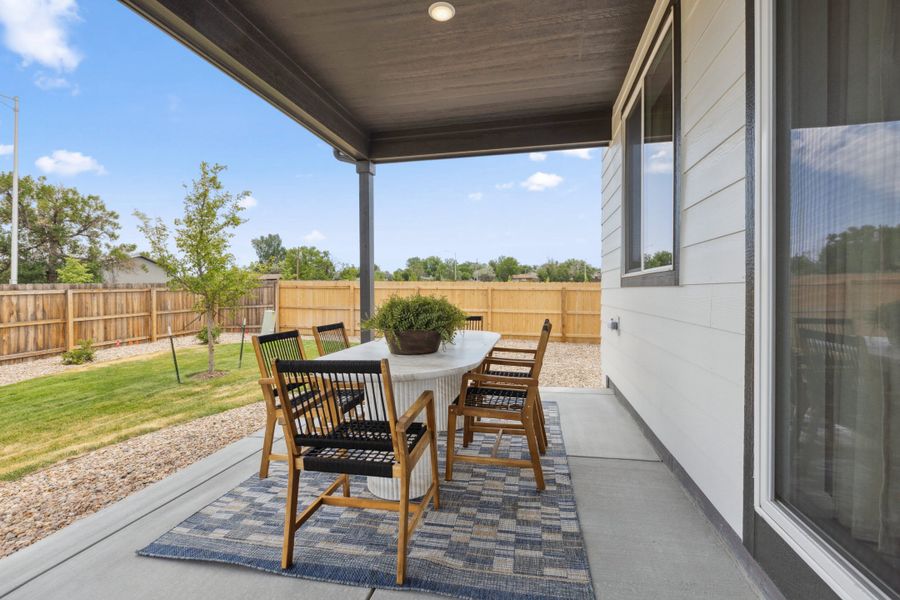 Representative furnished interior of a home built from the Jansen by Landsea Homes in Cherry Meadows, Brighton (Image 59).