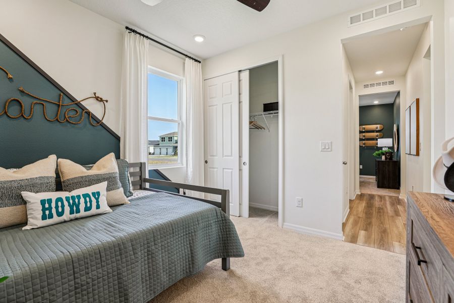 Representative furnished interior of a home built from the Briella by Risewell Homes in Country Club Estates, Palm Bay (Image 23).