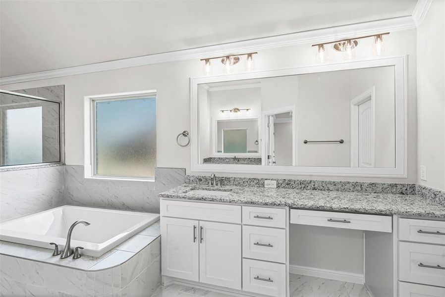 Furnished interior view inside a new home in , Godley (Image 10).