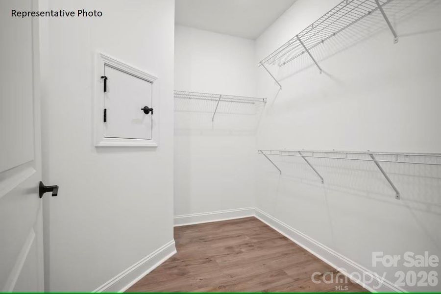 Large primary closet