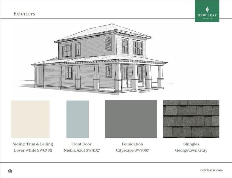 Sample of building materials used in homes in , Summerville (Image 21).