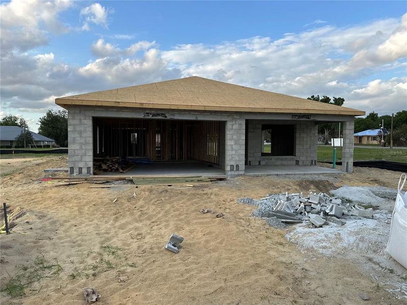 In-progress construction of a new home in , Lake Wales, FL (Image 16).