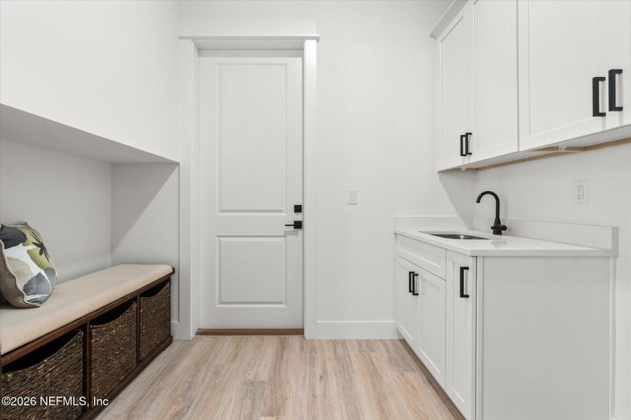 Furnished interior view inside a new home in , Jacksonville Beach (Image 14). Furnished interior view inside a new home in , Jacksonville Beach (Image 14).