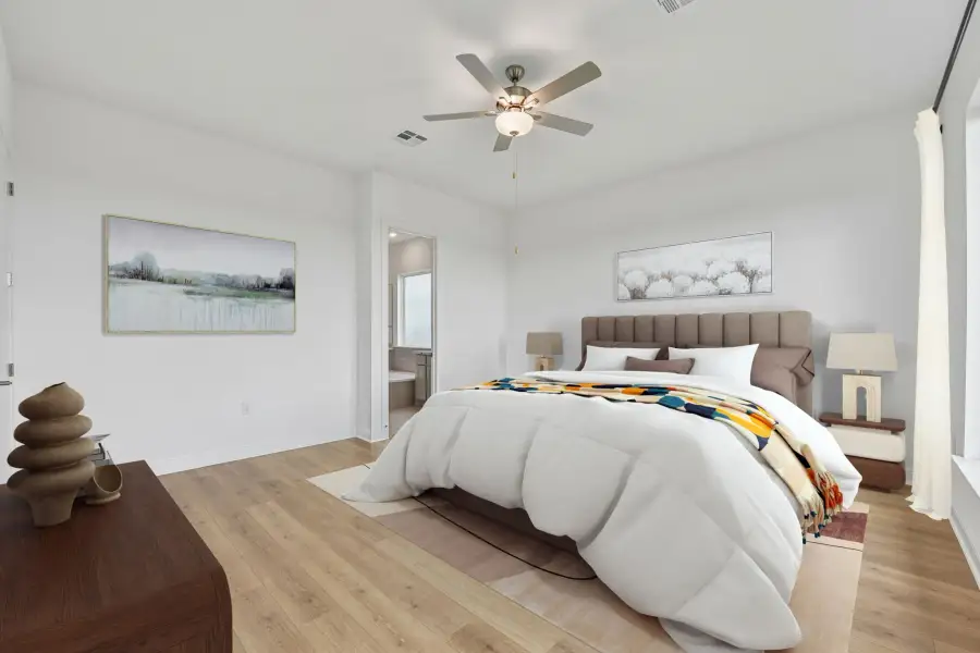 Representative furnished interior of a home built from the Piedmont by Taylor Morrison in Eastwood, Manor (Image 11).