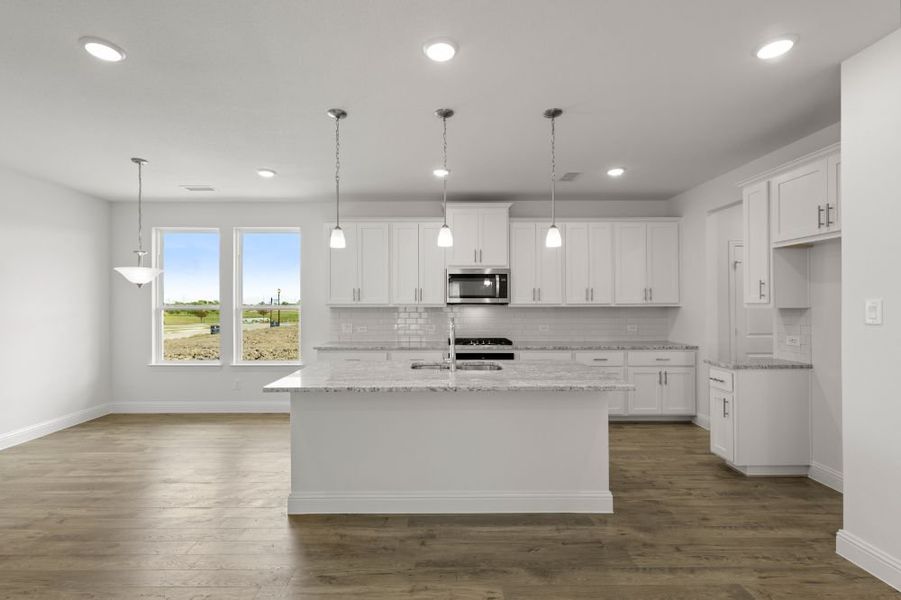 Representative furnished interior of a home built from the Cedar by UnionMain Homes in Edgewater, Fate (Image 12). Representative furnished interior of a home built from the Cedar by UnionMain Homes in Edgewater, Fate (Image 12).