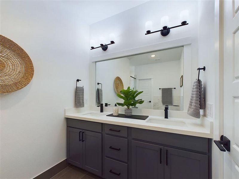 Gorgeous primary bathroom!