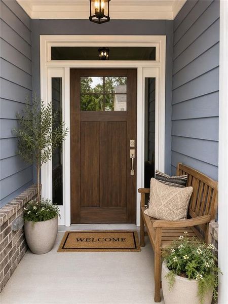 Exterior details and patio area of a home in , Gainesville (Image 30).