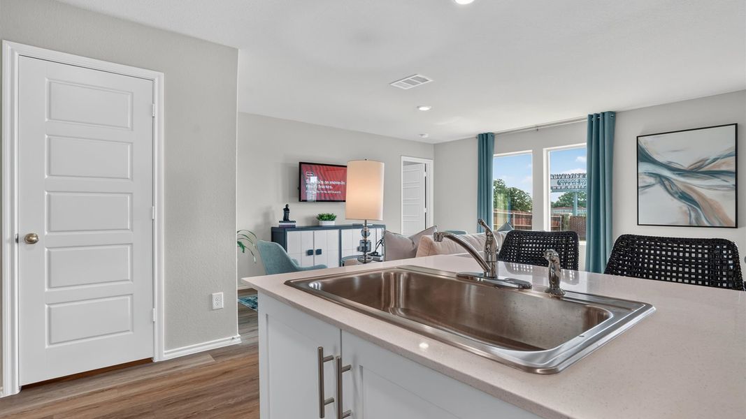 Furnished interior view inside a new home in The Canyons, Keene (Image 11).
